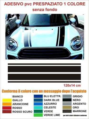 Kit strisce cofano mini - kit,