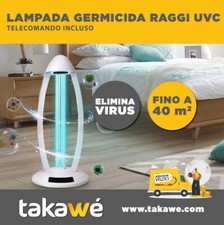 LAMPADA RAGGI UV-C LUCE 38W