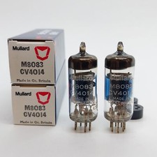 EF91 CV4014 MULLARD NOS COPPIA