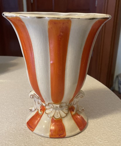 Urna vaso righe ceramica - vaso,
