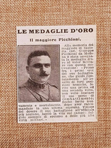 Medaglia oro maggiore giuseppe - medaglia,