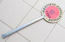 Paletta metallica d'epoca anni '50/60 Servizio Autolettighe Ministero Interno