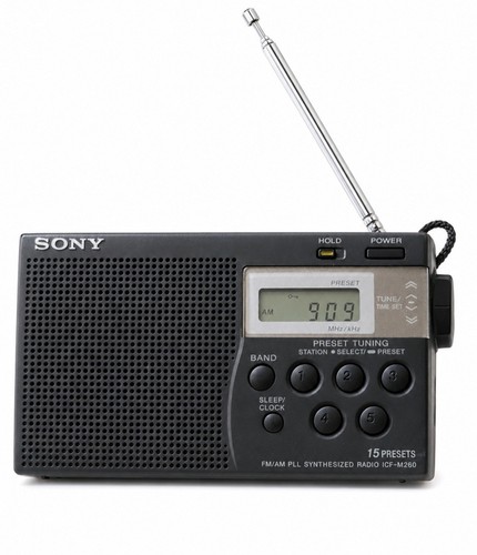 Sony icf m260 pll - icf-m260, am/fm