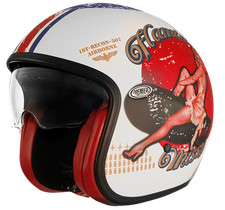 Casco jet moto - jet,