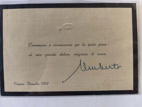 Autografo umberto di - autografo,