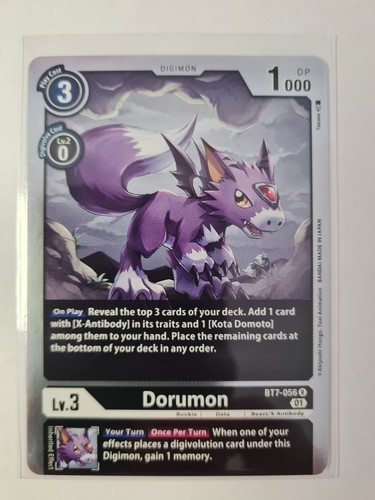 Digimon dorumon bt7 056 - bt7-056, ·