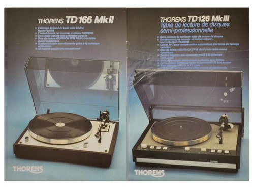 Brochures platine thorens - brochures, thorens,