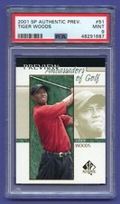 2001 TIGER WOODS ROOKIE PSA 9