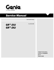 GENIE RUNABOUT GR20J GR26J