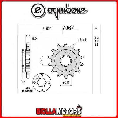 367067012 pignone trasmissione - pignone,