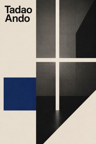 Poster architettonico tadao - architettonico,