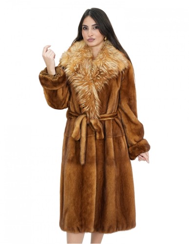 Cappotto visone gold - , con