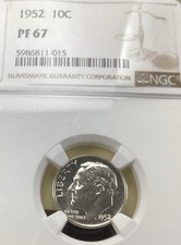 1952 NGC PF67 10c. (1015)