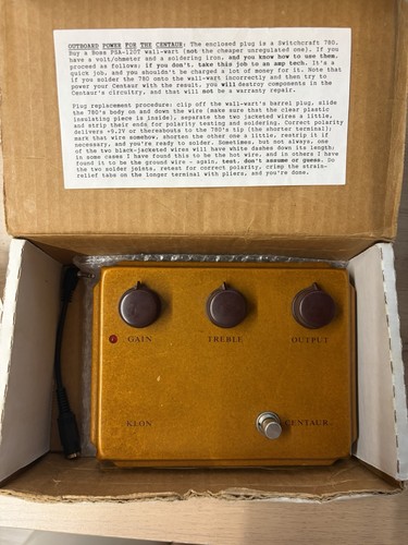 Klon centaur overdrive - centaur, oro