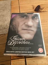 GERARD DEPARDIEU COLLECTION DVD BOX SET LES MISERABLES MONTE CRISTO TROP GUERRE