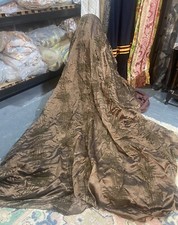 Voile marrone con fodera