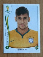 FIGURINE CALCIATORI PANINI FIFA WORLD CUP BRASILE 2014 NEYMAR N° 48 ESAURITA