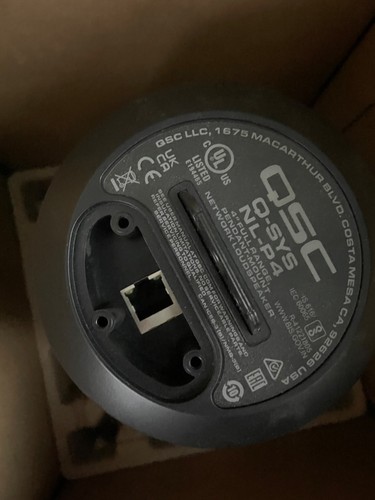Qsc q sys - nl-p4-bk, q-sys