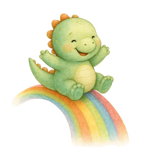 Adesivi baby dinosauro - adesivi,