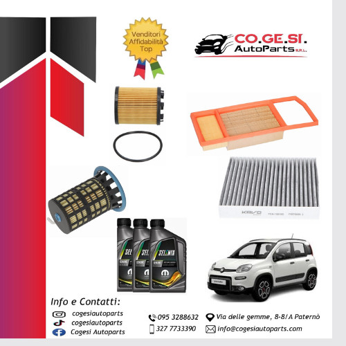 Kit tagliando fiat panda iii - tagliando,
