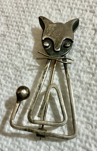 Spilla gatto vintage messico - spilla,