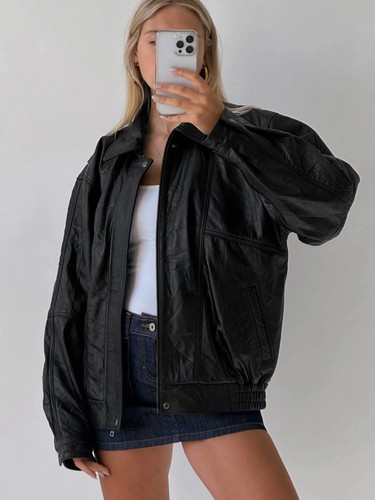 Bomber oversize fatto - a, mano