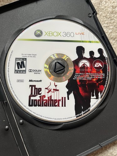 Xbox 360 the godfather 2 - xbox,