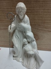 Presepe natività in porcellana bianca - Altezza 22 cm