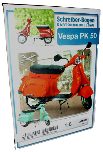 Cartone modellismo vespa - +,