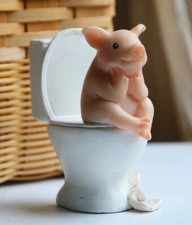 Statua maiale carino bambino