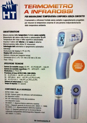 Termometro febbre italia - ht,