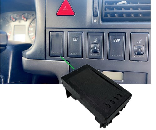 Bouton cache tableau de bord - cache,