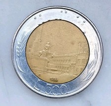 Moneta Da 500 Lire Rara 1983