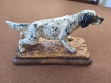 Setter In Ferma Cane da Caccia. Scultura