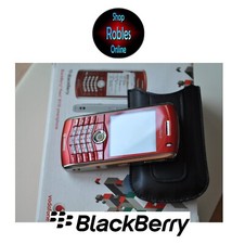 BlackBerry Pearl 8110 Red (senza SIM-Lock) 4BAND 2MP LED FLASH GPS IMBALLO ORIGINALE come nuovo