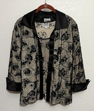 Vtg R&M Sz 10 TwinSet Black