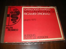 ALFA ROMEO MANUALE CATALOGO "RICAMBI ALFASUD 1975 TUTTE LE VERSIONI"  USATO