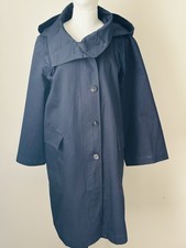 TOAST cotone blu navy trench