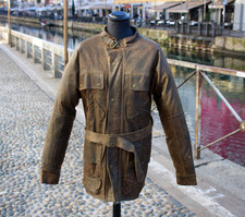 Giubbotto pelle marrone