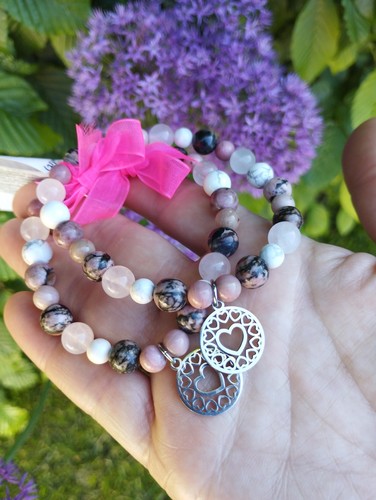 Bracciali amicizia rodonite - bracciali,