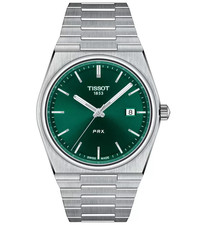 Tissot PRX Green Dial Men's Quartz Watch Stainless steel 40mm T137.410.11.091.00