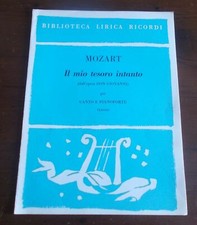 Spartito MOZART Il mio tesoro intanto DON GIOVANNI Canto Pianoforte Tenore