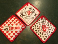 Caffè Cagliari lotto n°3 presine pubblicitarie presina vintage bar cucina
