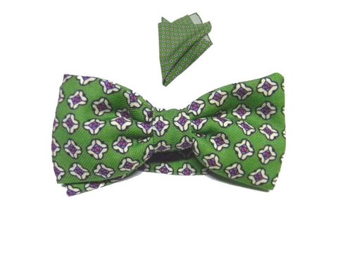 Papillon lana verde - , uomo