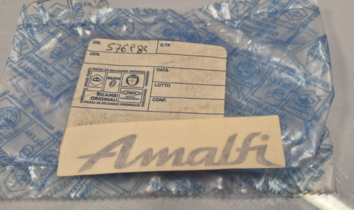 Targhetta amalfi piaggio - «amalfi»,