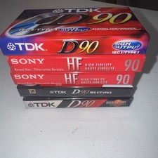 (5) NASTRI NUOVI SIGILLATI 90