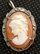 Spilla ovale cammeo prima - spilla,