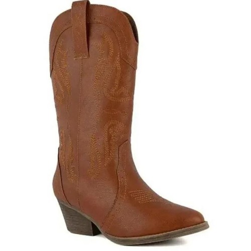 Scarpe stivali western alti