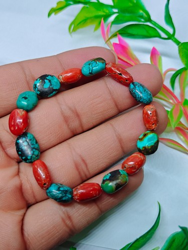 Bracciale perle turchese
