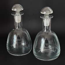 Coppia di bottiglie in vetro - Tirrenia -  Anni '40-'50 (cod. 1583)